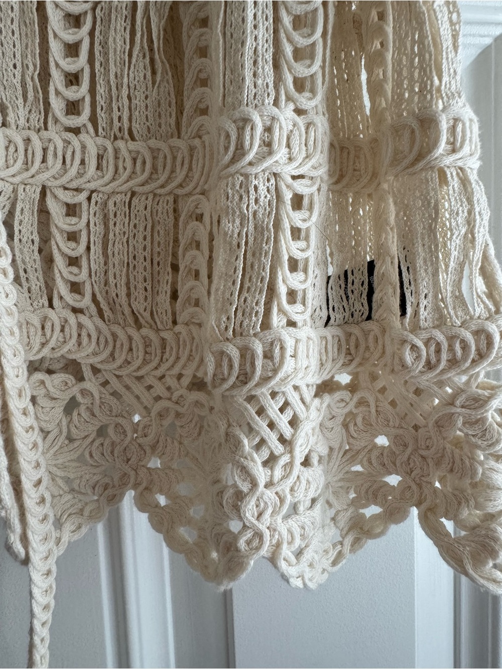 NWOT Torrid Cream Crochet Top - Picture 3 of 9